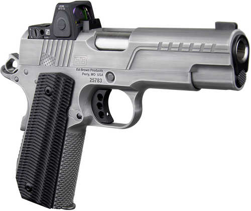 Ed Brown FX2 45 ACP 4.25" Barrel 7 Round Capacity Stainless Steel Slide Black G10 Grip with Trijicon RMR Sight