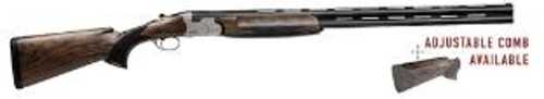 ATA Sporter O/U Shotgun 12 GA 30" Barrel 3" Chamber Nickel Finish Fiber Optic Sight Turkish Walnut Stock with Adjustable Comb