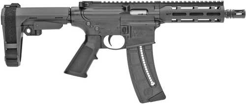 Smith & Wesson M&P15-22 Pistol 22 LR 8" Barrel 25+1 Rounds SB Tactical SBA3 Adjustable Arm Brace
