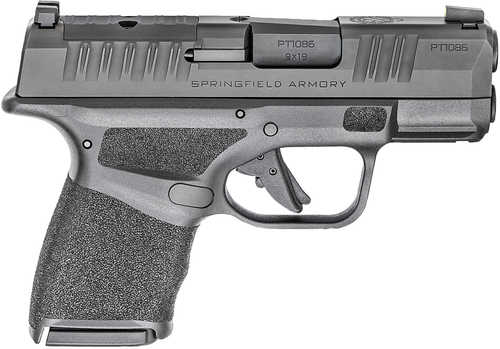 Click to see larger image. Springfield Armory Hellcat Micro-Compact OSP Optics Ready Pistol 9mm Luger 3" Barrel Tritium Front And U-Notch Rear Sights 10 Round Black Melonite Steel Slide Polymer Grip