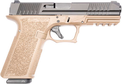 <span style="font-weight:bolder; ">Polymer80</span> PFC9 Pistol 9mm 4.49" 17 Round Aggressive Texture Flat Dark Earth Grip