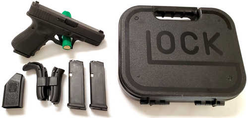 Glock 23 Gen 4 Pistol 40 S&W 4" Barrel Night Sights Three 13 Round Mags Like New In Box