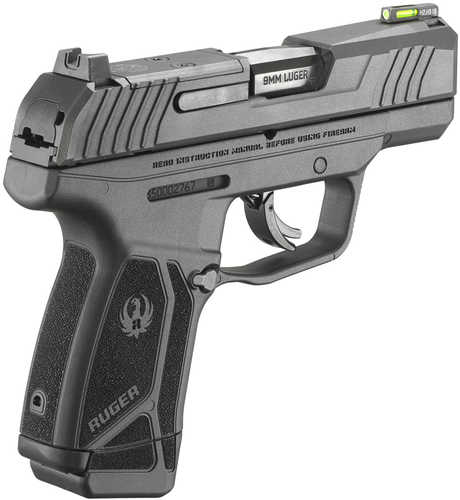 Ruger Max-9 Pro Optic Ready Pistol 9mm 3.20" Barrel 12 Round Tritium Fiber Front Sight