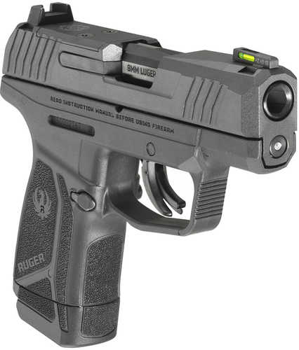 Ruger Max-9 Pro Optic Ready Pistol 9mm 3.20" Barrel 12 Round Tritium Fiber Front Sight