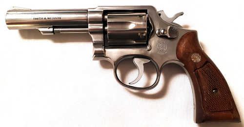 Smith & Wesson 64-3 Revolver 38 Special 4" Barrel 6 Shot Stainless Steel Finish Very Good Condition