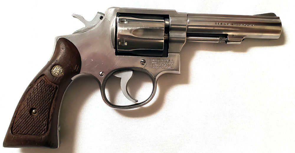 Smith & Wesson 64-3 Revolver 38 Special 4" Barrel 6 Shot Stainless Steel Finish Very Good Condition