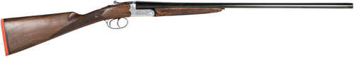 Taylors & Company Huntress SxS Shotgun 28 Gauge 26" Barrel 3" Chamber Silver Engraved Receiver With Checkered Walnut
