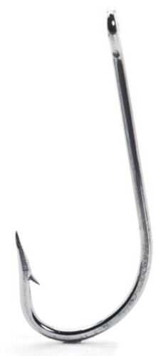 Mustad Hooks Poly Bag Stainless OShaughnessy 10/ctn 34007P-1/0