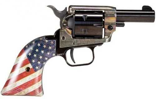 Heritage Barkeep 22 LR 6rd 2.68" Black Oxide Cylinder & Barrel Simulated Case Hardened Steel Frame American Flag