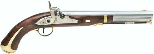 Pedersoli Harper's Ferry Muzzleloading Pistol 54 Caliber Percussion 10" Chrome Barrel Walnut Stock