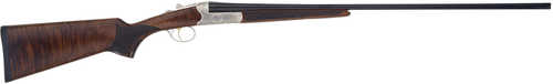 TriStar Bristol Silver SxS Shotgun 12Ga 28" Nickel/Walnut-img-0