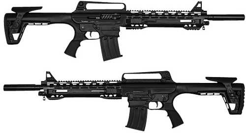 SDS Imports MKX3 Radikal 12 Gauge Semi-Auto AR Style 3" 19" 5+1 Black Fixed w/Adjustable Cheekpiece Stock