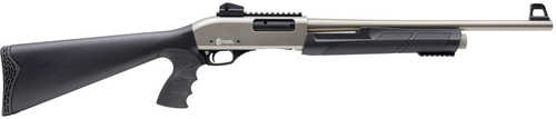 Citadel CDA 12 Force Shotgun 12 Gauge 3" Chamber 20" Barrel Silver Marinecote Finish Black Synthetic Stock