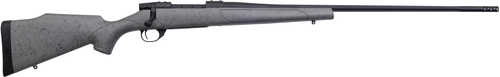 Weatherby VANGUARD HUSH EDITION 300 WBY MAG 26" Barrel 3+1 Capacity Graphite Black Cerakote Finish Gray Stock with Accent Webbing