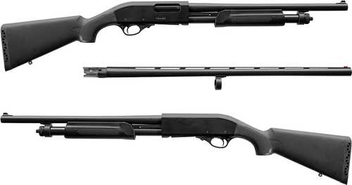 EUROPEAN AMERICAN ARMORY EAA Akkar Churchill 612 Pump Home Defense Action 28" & 18.5" Barrels 3" Chamber 5+1 Capacity Polymer Stock Black Finish