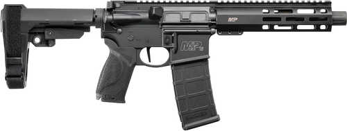 Smith & Wesson M&P15 Pistol 5.56 NATO 7.50" Threaded Barrel 30 Round Adjustable Arm Brace Interchangeable Palmswell Grip