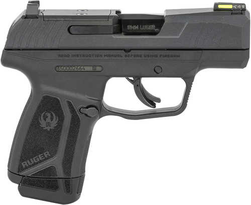 Ruger Max-9 Optic Ready Pistol 9mm Luger 3.20" Barrel 12 Round Tritium Fiber Front Sight