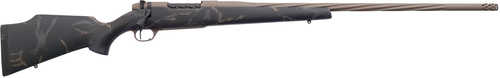 Weatherby Mark V Accumark LTD Rifle 257 Mag 28" Barrel Black w/Gray and Brown Accents Burnt Bronze Cerakote