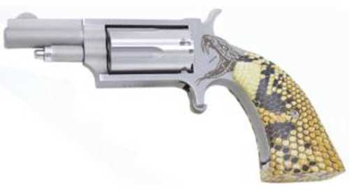 NAA Mini Antivenom Revolver 22 Mag 1 5/8" Barrel Snakeskin Boot Grip-img-0