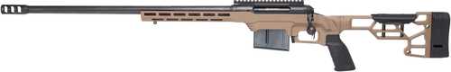 Savage 110 Precision Bolt Action Rifle Left Hand 300 Winchester Magnum 24" Heavy Barrel Flat Dark Earth Finish MDT LSS XL Chassis 5 Round