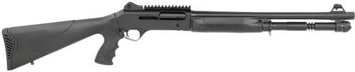SDS Imports S4 S-4 Tactical Shotgun 12 Ga 3" Chamber 18.50" Barrel 5 Round Black Fixed Pistol Grip Stock Fiber Optic Front And Ghost Ring Rear Sights