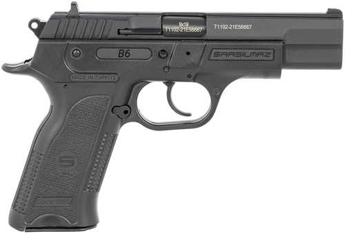 <span style="font-weight:bolder; ">Sar</span> USA B6 Pistol 9mm 4.50" Barrel 10 Round Polymer Frame Black Finish