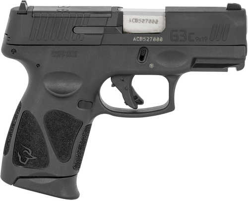 Taurus G3c Pistol 9mm Luger 3.20" Barrel 12 Round 3 Magazines Black Finish T.O.R.O Cuts Slide