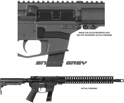 CMMG Resolute 300 MK17 Rifle 9mm Luger 16.1" Barrel 21 Round Sniper Gray Cerakote