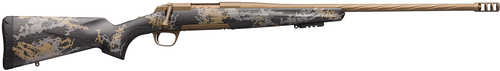 Browning X-Bolt Mountain Pro Rifle 6.5 Creedmoor 22" Barrel Fluted Burnt Bronze Cerakote Accent Graphic Black Carbon Fiber Stock