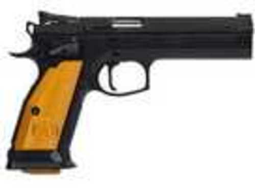 Cz 75 Tactical Sport Pistol 40 S&w Orange Grips 5.23" Barrel 17 Round