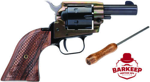 Heritage Manufacturing Barkeep 22LR 3" Barrel SCROLLED Wood Grips 6-Shot-img-0