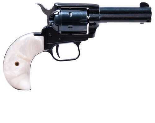 Heritage Rough Rider Revolver 22 LR / Mag 3.75" Barrel Blued Finish With White Simulated Pearl Grip RR22MB3BHPRL