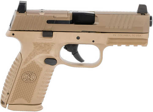 FN 509 Midsize MRD Semi-Auto Pistol 9mm Luger 4" Barrel (2)-15Rd Mag Flat Dark Earth Finish