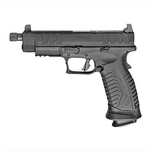 Springfield Armory Xdmet Elite Semi-Auto 9mm Pistol 4.5'' Barrel 2-22Rd Mags Fixed Sights Black Polymer Finish