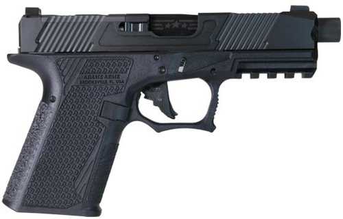 Adams Arms AA-19 Semi-Auto Pistol 9mm Luger 4.5" Barrel (2)-15Rd Mags Optics Cut Fixed Sights Black Polymer Finish