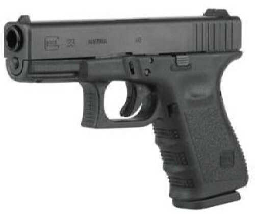 Glock 23 Gen3 Striker Fired Semi-automatic Polymer Frame Pistol Compact 40 S&W 4.02" Barrel Matte Finish Black Fixed Sights 10 Rounds Magazines PI2350201