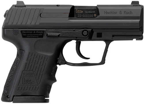 H&K P2000 SK V3 Semi-Auto Sub-compact Pistol 40S&W 3.26" Barrel (3)-9Rd Mags Night Sights Black Polymer Finish