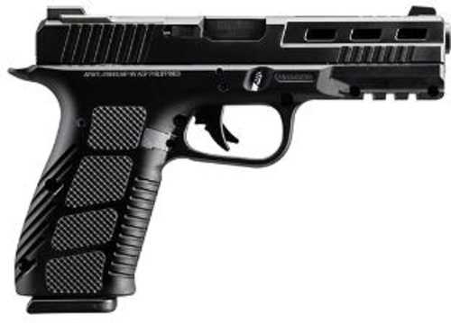 Rock Island Armory STK100 Striker Fired Semi-Auto Pistol 9mm Luger 4.5" Barrel Optics Ready (1)-17Rd Mag Aluminum Grips Black Anodized Finish