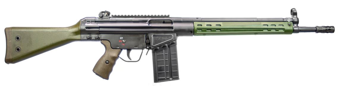 PTR GIRK 113 Rifle 308 Win 16" Barrel Parkerized Finish Green Furniture 20 Round Mag