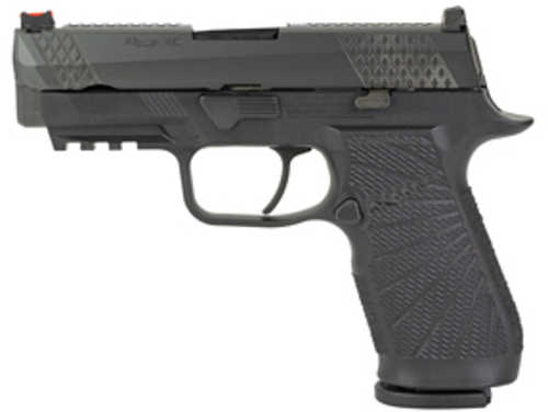 Wilson Combat WCP320 Carry Semi-Auto Striker Fired Pistol 9mm Luger 3.9" Barrel (2)-17Rd Mags Fiber Optic Front Sight Black Polymer Finish