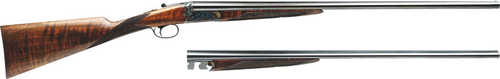 Dickinson Estate Combo Double Barrel Side-By-Side 410 Ga. Shotgun 28" 2Rd Capacity English Straight Walnut Stock Blued Finish
