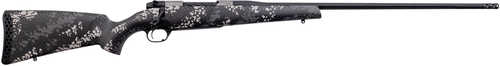 Weatherby Mark V Backcountry Ti 2.0 Bolt Action Rifle 6.5-300 Magnum 26" Barrel 3Rd Capacity 2-Position Mounted Safety No Sights LeftHand Threaded Model Grey/White Carbon Fiber Camo Finish