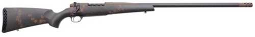 Weatherby Mark V Backcountry Carbon Bolt Action Rifle 6.5-300Weatherby Magnum 26" Fiber Barrel 3Rd Capacity No Sights W/Green & Brown Camo Stock Patriot Cerakote Finish