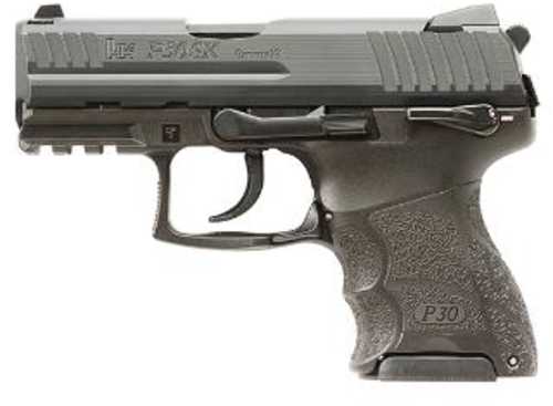 H&K P30SKS V3 Semi-Auto Sub-Compact Pistol 9mm Luger 3.27" Barrel (1)-13Rd, (1)-10Rd Mags Black Polymer Finish