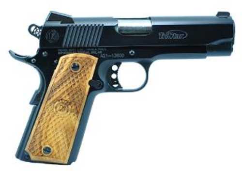 TriStar American Classic Commander Semi-Auto Pistol 9mm Luger 5" Barrel (1)-8Rd Mag Wood Grips Blued Finish
