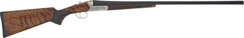 TriStar Bristol Side-By-Side Break Open Full Size Shotgun 28 Gauge 2.75" Chamber 28" Chrome Lined Barrel 2Rd Capacity Brass Bead Front Sight Right Hand Oiled Turkish Walnut Stock Black/Silver Finish