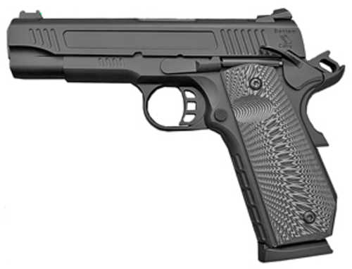 SDS Imports 1911 Bantam Semi-Auto Pistol 9mm Luger 4.25" Barrel (2)-9Rd Mags Fiber Optic Front Sight U-Notch Rear G10 Grips Black Cerakote Finish