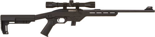 Citadel Traker Semi-Auto Rimfire Rifle 22LR 18" Barrel (1)-10Rd Mag Hooded Fiber Optic Front Sight Black Synthetic Finish