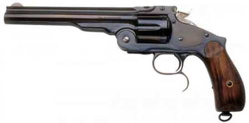 Taylors & Company Uberti Schofield Revolver 44 Russian 6.5" Barrel 6Rd Capacity Sights: Blade Front Rear On Back Of 2-Piece Walnut With Lanyard Ring Blued Finish