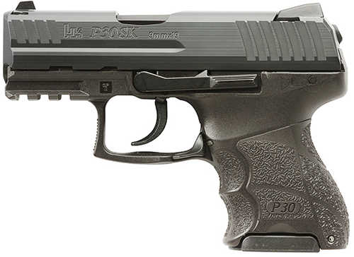 Heckler & Koch P30SK Sub-Compact V1 LEM Semi-Auto Pistol 9mm Luger 3.27" Barrel (1)-10Rd, (1)-13Rd Mags Black Finish